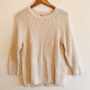 White Knit Sweater